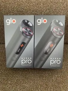 glo hyper pro グローハイパープロ　電子タバコ　黒　2台