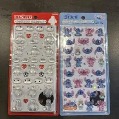 ボンボンドロップシール　ベイマックス　スティッチ