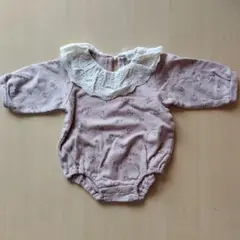 tete a tete　テータテート 襟付き　小花柄　ロンパース　70cm