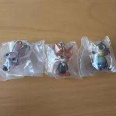 【匿名配送】 ズートピア　めじるしアクセサリー　3個セット
