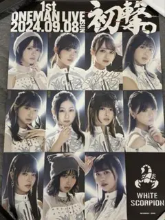 【メンバーサイン入】WHITE SCORPION　初撃ポスター