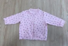 ユニクロ UVカットメッシュブルゾン　さくらんぼ【80cm】　エアリズム