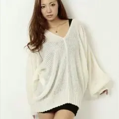 リップサービスニットワンピ