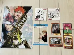 ジャンプクリアファイルとカードセット