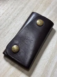 ILBISONTE イルビゾンテ キーケース 6連 本革 レザー ダークブラウン