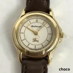 Burberrys バーバリーズ 懐中時計 チェーン・カバー付き 箱入り 稼働品