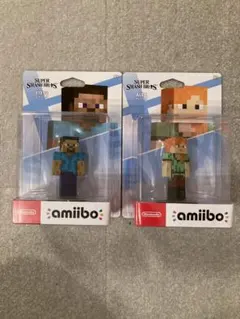 大乱闘スマッシュブラザーズ amiibo スティーブ アレックス 未開封品のサムネイル