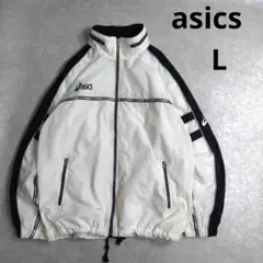 asics　ナイロンジャケット　ウインドブレーカー　Vintage　刺繍　L