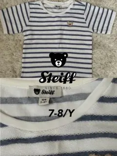 ‼️SALE‼️即購入◎Steiff ボーダー Tシャツ 128cm 7-8Yのサムネイル