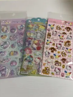サンリオ キャラクターシール 3シートセット