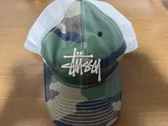 stussy メッシュキャップ カモ柄 NEWERA - メルカリ