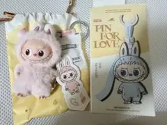 ラブブ PIN FOR LOVE ぬいぐるみペンダント イニシャル G