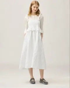 【新品 タグなし】GU スモッキングワンピース by rokh 3XL