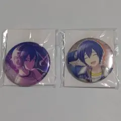 プロセカ グリッター缶バッジ KAITO 2個セット ビビバス シネマ