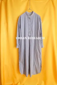 URBAN RESEARCH ストライプ シャツワンピース
