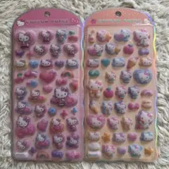 コットンパフィシール　サンリオ　ハローキティ キティ　2枚セット