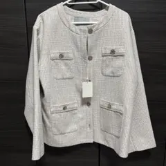 JILL by JILLSTUART ノーカラージャケット ツイードのサムネイル