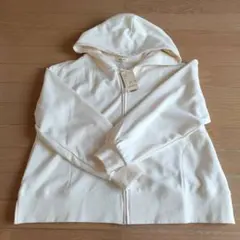 【新品】studio CLIP Aラインジップフーディ オフホワイトのサムネイル