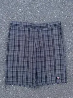 Dickies チェック柄 ハーフパンツ グレー 40 00'sのサムネイル