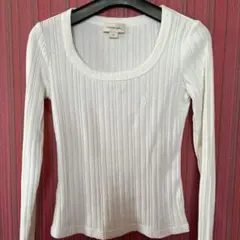 Calvin Klein Jeans ホワイト長袖Tシャツ