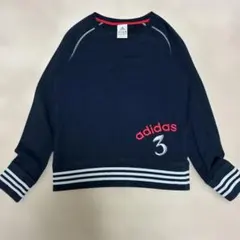 adidas レディーストレーナースウェットロゴ刺繍希少デザイン‼️