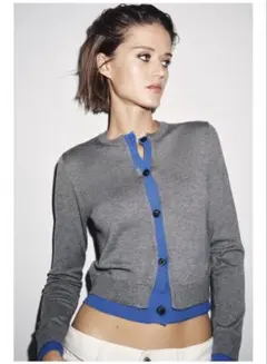 ZARA コンビニットカーディガン