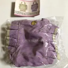 ジルスチュアート　ガチャ　ミニフリルトートバッグ　パープル