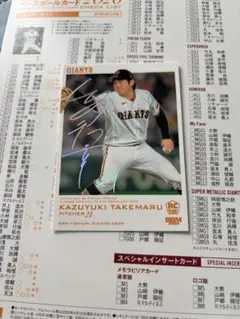 巨人 ジャイアンツ 竹丸和幸 直筆サインボール NPB公式球 - メルカリ