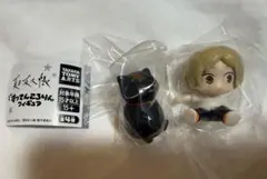 夏目友人帳　すってんころりんフィギュア　夏目貴志　黒ニャンコ　2点セット