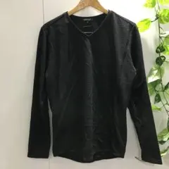 MICHEL KLEIN Vネック トップス 黒 48 日本製 レディース 長袖のサムネイル