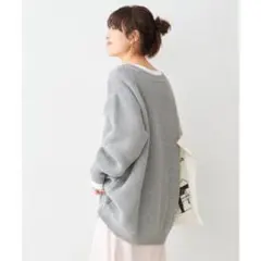 スピック＆スパン タック編みオーバーサイズニット