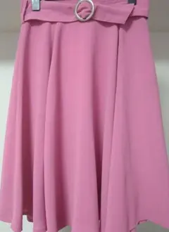 ミッシュマッシュ ピンク フレアスカート Sサイズ