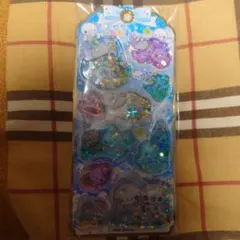 ぷくぷくあわわちゃん　ラメ入りシール