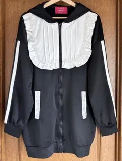 【最終お値下げ！】Jamieエーエヌケー うさ耳＆フリル付き ブラックパーカー