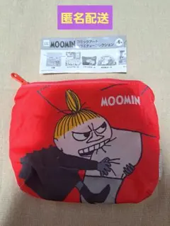 ムーミン　コミックアート バラエティーコレクション　マチつきポーチ　リトルミイ