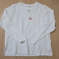 GU キッズ 長袖 リブカットアウトT