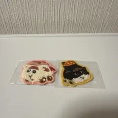 【匿名配送】モルカー　もこもこワッペンシール　2個セット