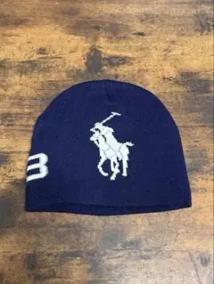 polo ralph lauren ビーニー　ビッグポニー