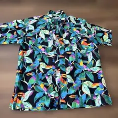 OutIsland ORIGINALS トロピカル柄 半袖アロハシャツのサムネイル