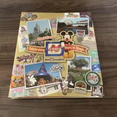 【日本未発売】激レア！WDW40周年記念フォトアルバム スクラップブック レトロのサムネイル