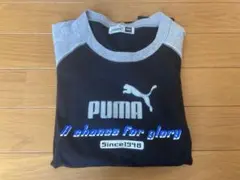 PUMA 長袖シャツ 140サイズ 黒・グレー