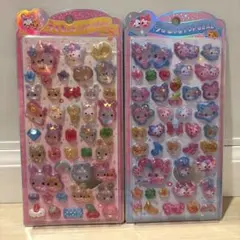 【正規品】　フワフワらびちゃん　まじかるみゅーちゃん　うるちゅるポップシール