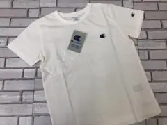 （35）チャンピオン キッズ 半袖Tシャツ 綿100% 140cm ロゴ刺繍