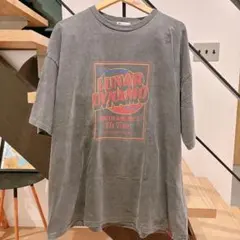 《JaVa ジャバコラボ》綿100%ピグメントビッグツアーロゴプリントTシャツのサムネイル