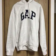 GAP ホワイト フード付きパーカー