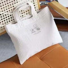 SNOOPY スヌーピー ミニレッスントートバッグ キルトのサムネイル