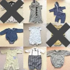 【まとめ売り】ベビー服　春夏　ロンパース10点、肌着複数枚