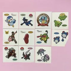ポケモンパン　デコキャラシール　　　まとめ売り　11枚