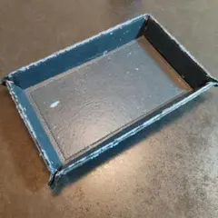 HIGH FIVE レザートレイ 小物入れ ブルー