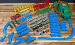 プラレールセット（車両・どきどきマウンテン・大鉄橋・踏切・駅など）